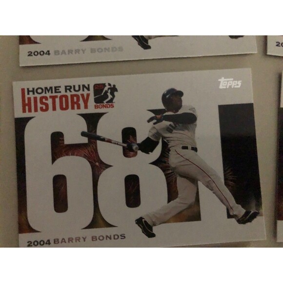 Barry Bonds 2006 Topps Home Run History Card Lot (14) MLB San Francisco Giants - Picture 9 of 16